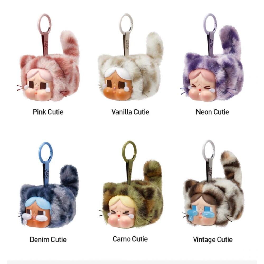 New Pop Mart Crybaby Wild But Cutie (Pink Cutie) Plush Kitty Bag Charm - Picture 7 of 7